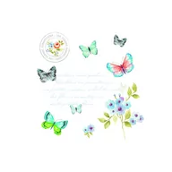 Folia, papier śniadaniowy, serwetki - Nuova R2S R2S Serwetki deserowe 20 szt R2S Napkins motyle 414 PAPI - miniaturka - grafika 1
