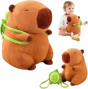 MASKOTKA KAPIBARA Z PLECAKIEM ŻÓŁWIEM ŻÓŁW PLECAK MIĘKKI PLUSZ MIŚ 30 CM - Maskotki i pluszaki MASKOTKA KAPIBARA Z PLECAKIEM ŻÓŁWIEM ŻÓŁW PLECAK MIĘKKI PLUSZ MIŚ 30 CM - Maskotki i pluszaki - miniaturka - grafika 1