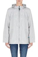 Kurtki damskie - Armani Exchange Damska bluza z kapturem, oddychające oczka, kurtka przeciwdeszczowa ze sznurkiem, Wysoki stan, L - miniaturka - grafika 1