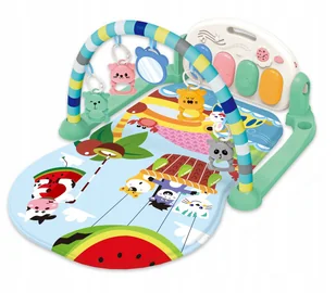 Mata Składana Zielono Niebieska Lot Balonem Z Efektami Dla Niemowląt - Maty edukacyjne Mata Składana Zielono Niebieska Lot Balonem Z Efektami Dla Niemowląt - Maty edukacyjne - miniaturka - grafika 1