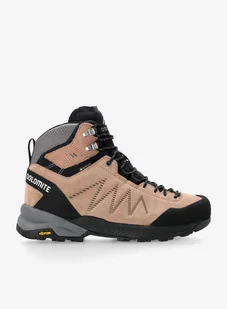 Buty podejściowe damskie Dolomite Crodarossa Leather High GTX - taupe beige - Buty trekkingowe damskie - miniaturka - grafika 1