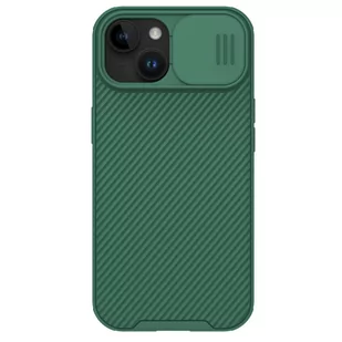 Etui Nillkin CamShield Pro Magnetic Case Apple iPhone 15 Plus / 14 Plus zielone - Szkła hartowane na telefon - miniaturka - grafika 1