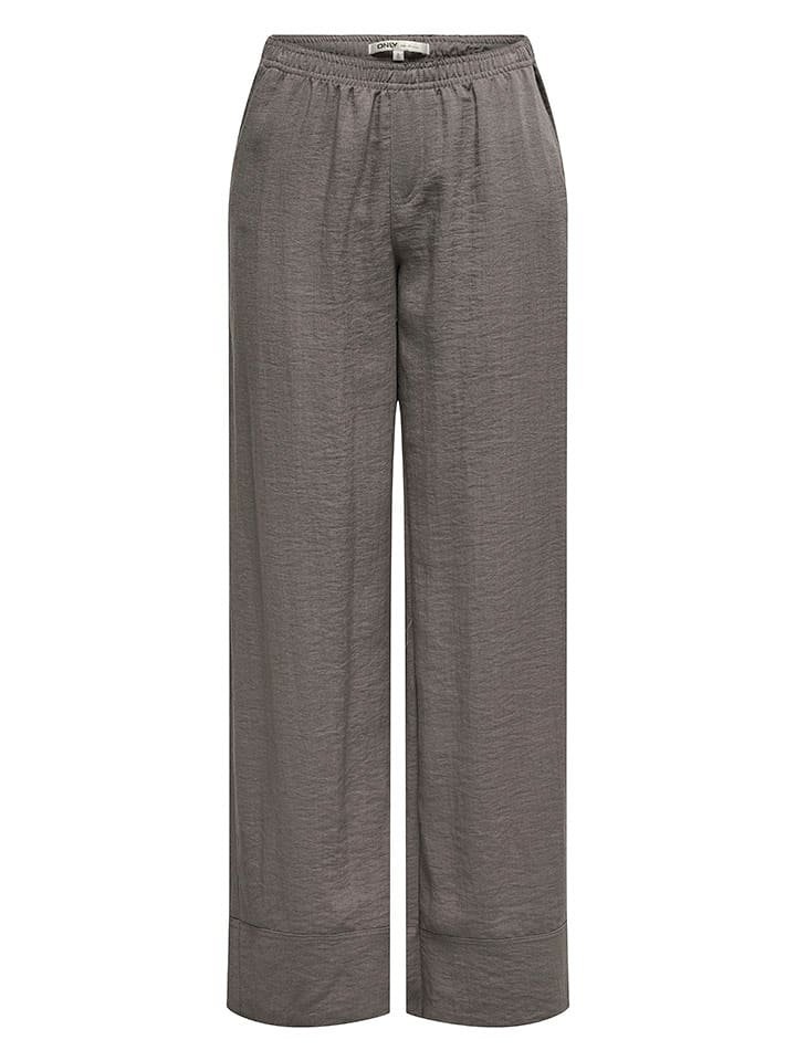 ONLY Spodnie w kolorze szarym