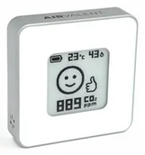 Stacje pogodowe - AIRVALENT AIRV-WHIT cyfrowa stacja meteorologiczna Srebrny, Biały Bateria - miniaturka - grafika 1
