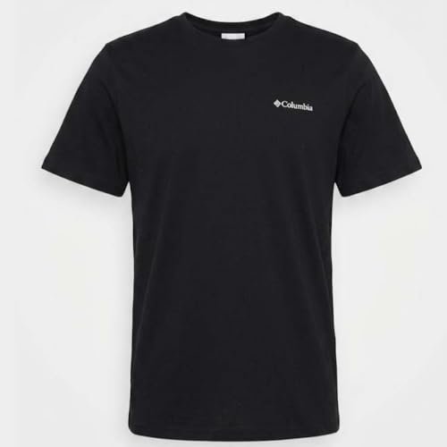 Columbia Męska koszulka Basic z krótkim rękawem, czarna, S