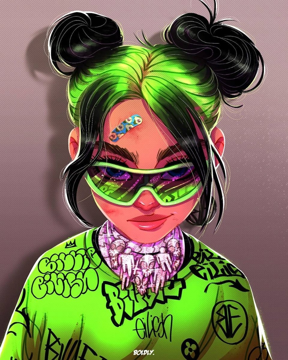 PODKŁADKA POD MYSZ Nadruk 22x18 cm Billie Eilish ANIME Muzyczny Prezent