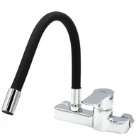 Baterie kuchenne - Bateria Zlewozmywakowa Kuchenna Ścienna Elastyczna Ruchoma Wylewka Flex - miniaturka - grafika 1