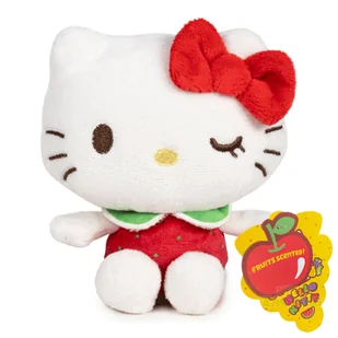 Hello Kitty Oryginalna Maskotka 13cm Czerwona Pachnąca Owocami Tutti Frutti - Maskotki i pluszaki - miniaturka - grafika 1