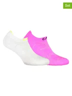 Skarpetki damskie - CMP Skarpety (2 pary) w kolorze białym i różowym do biegania - miniaturka - grafika 1