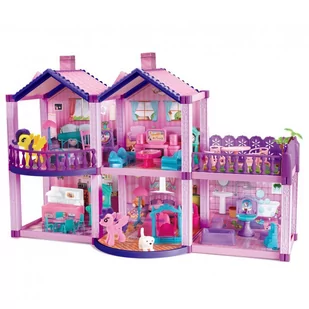 WOOPIE Domek dla Lalek Kucyków PONY FANTASY VILLA 120 el. - Domki dla lalek - miniaturka - grafika 2