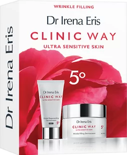 Zestaw Dr Irena Eris Clinic Way 5° Dermokrem Wypełniający Zmarszczki SPF20 - 50ml + 5° Dermokrem Globalnie Regenerujący na noc - 30ml - Zestawy kosmetyków damskich - miniaturka - grafika 1
