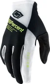 Rękawiczki rowerowe - 100% Rękawiczki 100% CELIUM Glove black white fluo yellow roz. L długość dłoni 193-200 mm NEW - miniaturka - grafika 1
