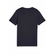 Odzież sportowa dziecięca - Młodzieżowa koszulka Essentials Block PUMA New Navy Blue - miniaturka - grafika 1