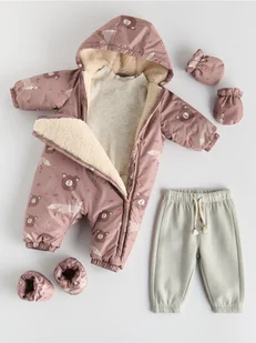 Reserved - Bawełniane spodnie - jasnozielony - Spodenki dla niemowląt - miniaturka - grafika 1