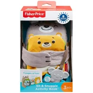 Zabawki interaktywne dla dzieci - Fisher Price Miękkie zwierzatka książeczka aktywizująca GJD37 - miniaturka - grafika 1