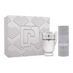 Paco Rabanne Invictus 100 ml edt + 150 ml dezodorant spray ZESTAW - Zestawy perfum męskich - miniaturka - grafika 1