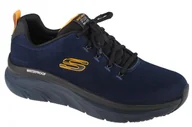 Moda i Uroda OUTLET - Skechers D'Lux Walker Get Oasis 232362-NVYL, Męskie, buty sneakers, Granatowy - miniaturka - grafika 1