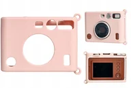 Torby fotograficzne i futerały - Futerał Etui Pokrowiec Case Silikon Fuji Fujifilm Instax Mini Evo / Różowy - miniaturka - grafika 1