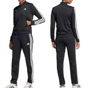 Dresy damskie - Adidas dres sportowy czarny komplet damski JD5434 M - miniaturka - grafika 1