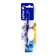 Długopisy - PILOT FRIXION Clicker 0,7 niebieskie + gumka - miniaturka - grafika 1