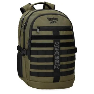 Reebok Cross One Plecak Dwukomorowy 15,6" Zielony 34x46x15 cm Poliester by Joumma Bags, Zielony, Talla única, Plecak z podwójną komorą - Plecaki - miniaturka - grafika 1