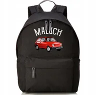 Torebki damskie - PLECAK DO SZKOŁY Czarny Wyprawka Szkolna Młodzieżowy Car MALUCH Wzory - miniaturka - grafika 1