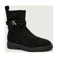 Botki damskie - Calvin Klein Botki zamsz - miniaturka - grafika 1