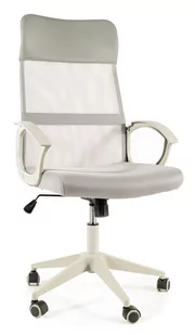 Fotel biurowy, krzesło biurowe Fotel Obrotowy Q-026 Biały / Szary - Fotele i krzesła biurowe Fotel biurowy, krzesło biurowe Fotel Obrotowy Q-026 Biały / Szary - Fotele i krzesła biurowe - miniaturka - grafika 1