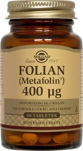 Solgar Folian 50 tabletek 3047841 - Suplementy naturalne - miniaturka - grafika 1