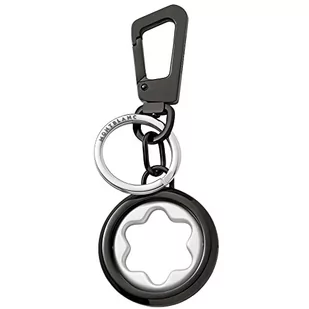 Montblanc Meisterstück Spinning emblemat breloczek do kluczy ze stali szlachetnej/mosiądzu/aluminium w kolorze srebrno-czerwonym, wymiary: 4 cm x 3 cm x 11,5 cm, 128746, srebrno-czerwony, s, klasyczny - Moda i Uroda OUTLET - miniaturka - grafika 1