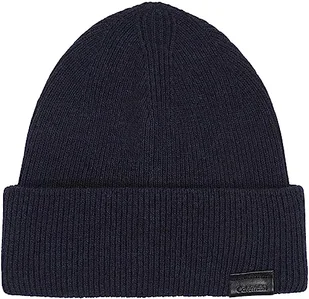 Calvin Klein Męska skórzana czapka typu beanie z dzianiny, NIEBIESKI, Rozmiar uniwersalny - Czapki damskie - miniaturka - grafika 1