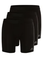 Majtki męskie - adidas Performance Obcisłe bokserki pakowane po 3 szt. Mężczyźni Bawełna czarny jednolity, S - miniaturka - grafika 1