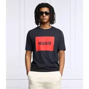 Koszulki męskie - HUGO T-shirt Dulive222 | Regular Fit - miniaturka - grafika 1