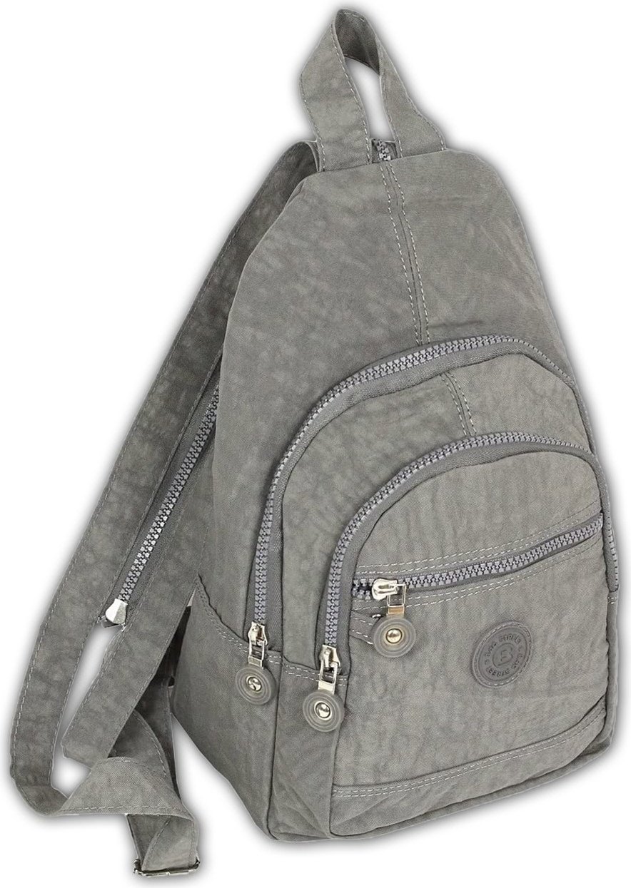 Torba Street Crinkle Nylon damski plecak rekreacyjny szary 21x13x35 D2ORJ200K