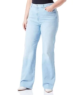 BOSS Damskie spodnie jeansowe, Turquoise/Aqua440, 28 - Spodnie damskie - miniaturka - grafika 1