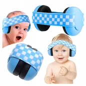 Zabezpieczenia dla dzieci - SŁUCHAWKI NAUSZNIKI OCHRONNE WYGŁUSZAJĄCE DŹWIĘKI DLA DZIECI NIEMOWLĄT - miniaturka - grafika 1