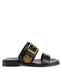 Klapki i japonki damskie - Badura Klapki LOTUS-118261 Czarny - miniaturka - grafika 1