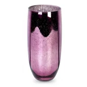 Wazony i flakony - Wazon Dekoracyjny Ze Szkła Artystycznego Molly 16X38 Różowy - miniaturka - grafika 1