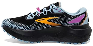 Brooks Caldera 6, damskie tenisówki, czarny/niebieski/żółty, 39 EU, Noir Bleu Jaune, 39 EU - Trampki damskie - miniaturka - grafika 1