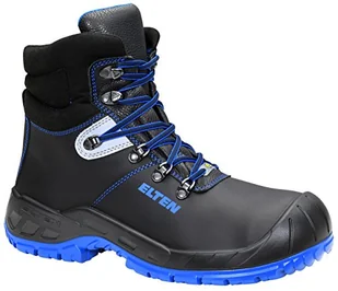 ELTEN Alessio Blue Mid ESD S3 767541 buty ochronne dla dorosłych, uniseks, buty ochronne, buty ochronne EN ISO 20345 S3 SRC, kształt A czarne (Black/Blue), EU 41 - Biuro i firma OUTLET - miniaturka - grafika 1