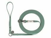 Smycze dla psów - Trixie CityStyle śledząca S/M 10m zielona - miniaturka - grafika 1