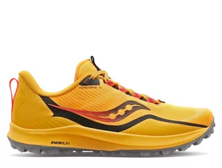 Buty dla chłopców - Saucony Peregrine 12 Shoes Men, żółty US 9 | EU 42,5 2022 Buty trailowe S20737-16-90 - grafika 1