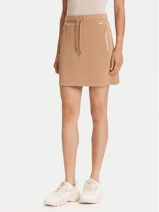 Guess Spódnica mini V5YD03 KBSL2 Brązowy Regular Fit - Spódnice - miniaturka - grafika 1