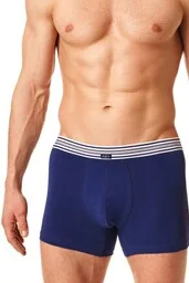 Bawełniane bokserki męskie z gumką w paski MXH 273 - Majtki męskie - miniaturka - grafika 1