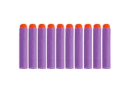 Zabawki militarne - Strzałki zamienne do Nerf fioletowe x10 - miniaturka - grafika 1