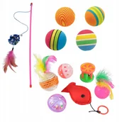 Zabawki dla kotów - Zabawki Dla Kota Duży Koci Zestaw 6 Zabawek - miniaturka - grafika 1