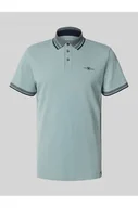Koszulki męskie - Koszulka polo o kroju regular fit z paskami w kontrastowym kolorze - Tom Tailor - miniaturka - grafika 1