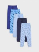 Spodnie i spodenki dla chłopców - Sinsay - Spodnie dresowe jogger 5 pack - wielobarwny - miniaturka - grafika 1