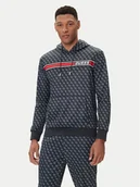 Bluzy męskie - Guess Bluza Z4BQ30 K7122 Granatowy Regular Fit - miniaturka - grafika 1