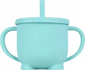 Kubki dla dzieci - bi-bi Silikonowy Kubek ze słomką - miniaturka - grafika 1